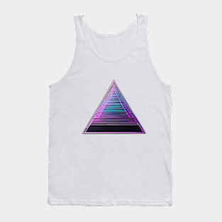 Pyramid Neon Shadow Silhouette Anime Style Collection No. 472 Tank Top